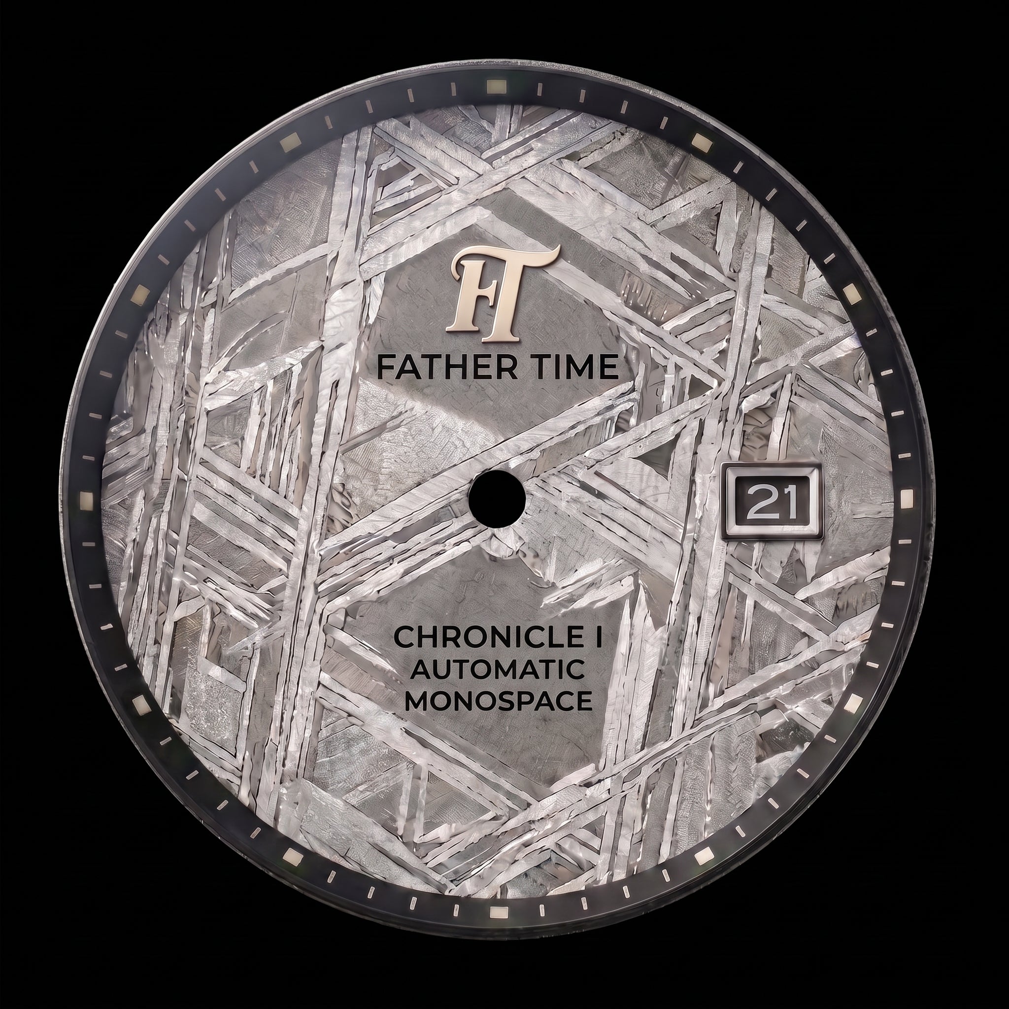 Meteorite Dial Without Lume